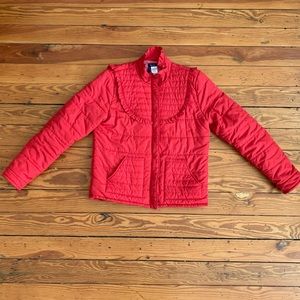 Red Splendid quilted coat M